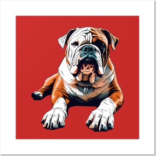 Bulldog Posters and Art